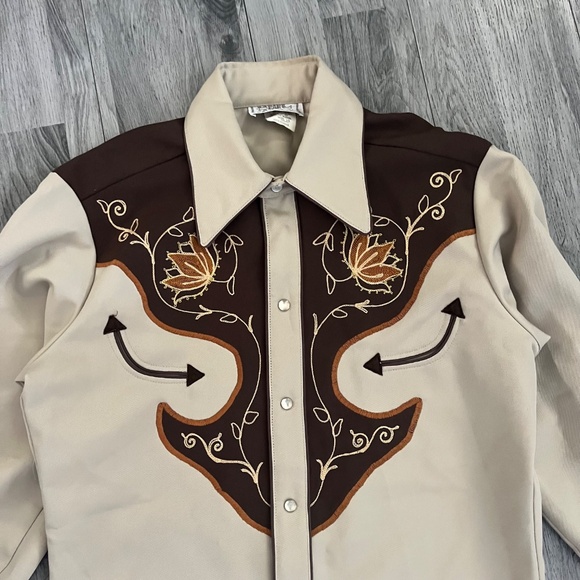 H Bar C California Ranchwear Vintage Embroidered Western Shirt Purchased at RRL - Picture 2 of 9